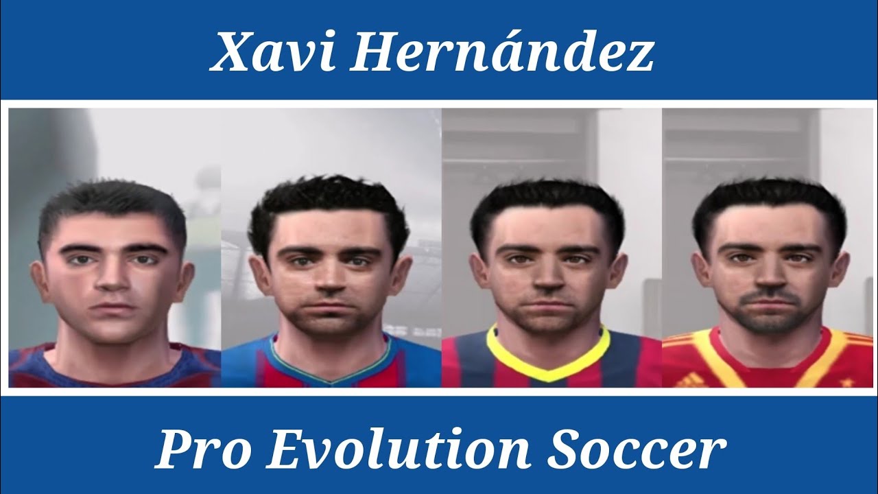 Xavi Hernández Stats - Winning Eleven 4 ao PES 2020 - PS1 e PS2
