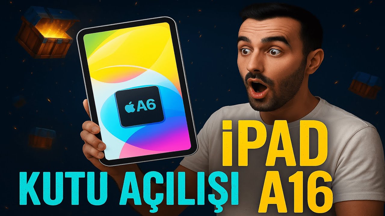 BAŞKA TABLET ALMA😱 EN UCUZ İPAD! YENİ A16 BIONIC ÇİP VE KUTU AÇILIŞI
