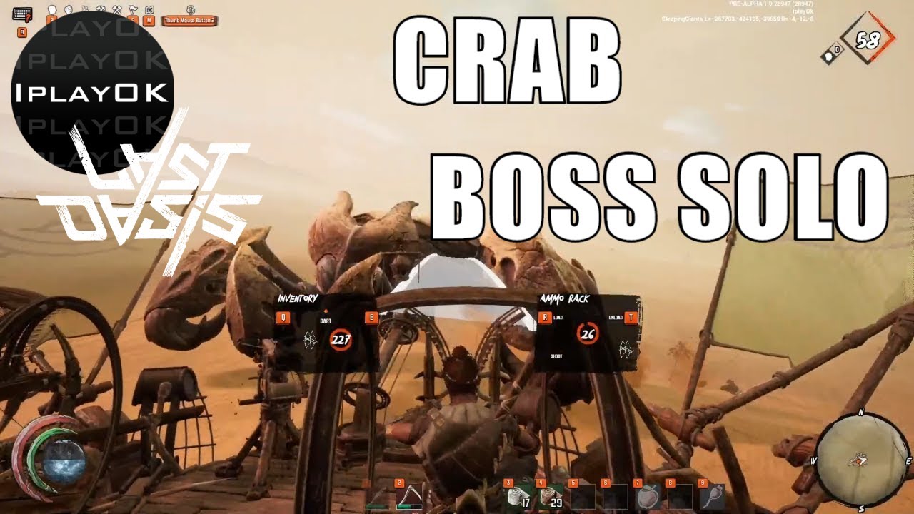 Solo Crab Kill Okkam Easy - Last Oasis