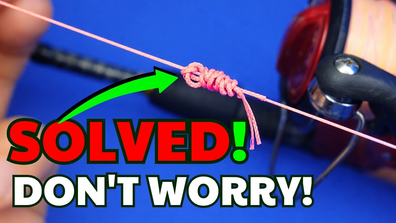 Line Got a Wind Knot? Don’t Cut It! Fix with This Simple Fishing Knot 🔥