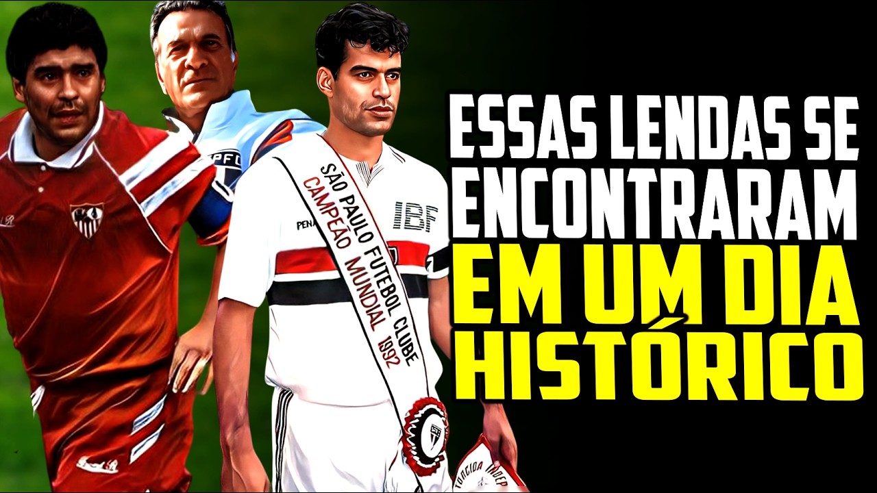 O LENDÁRIO ENCONTRO ENTRE MARADONA E O SÃO PAULO CAMPEÃO MUNDIAL