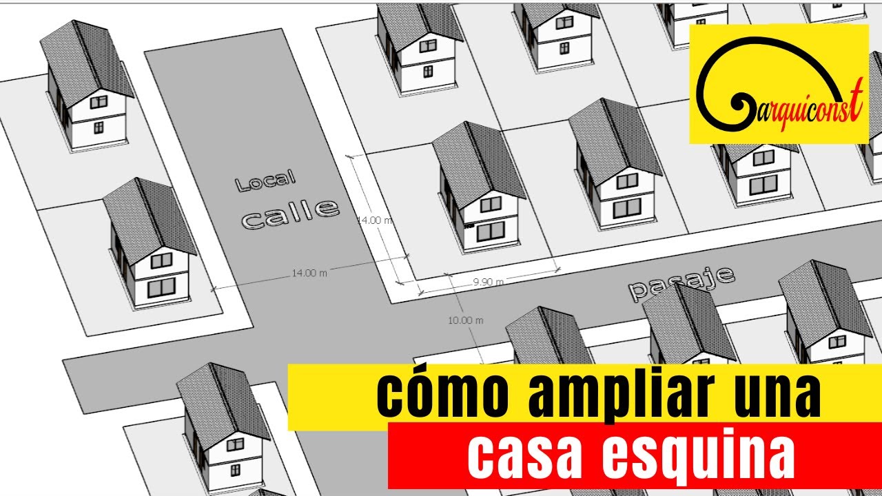 Como ampliar una casa esquina