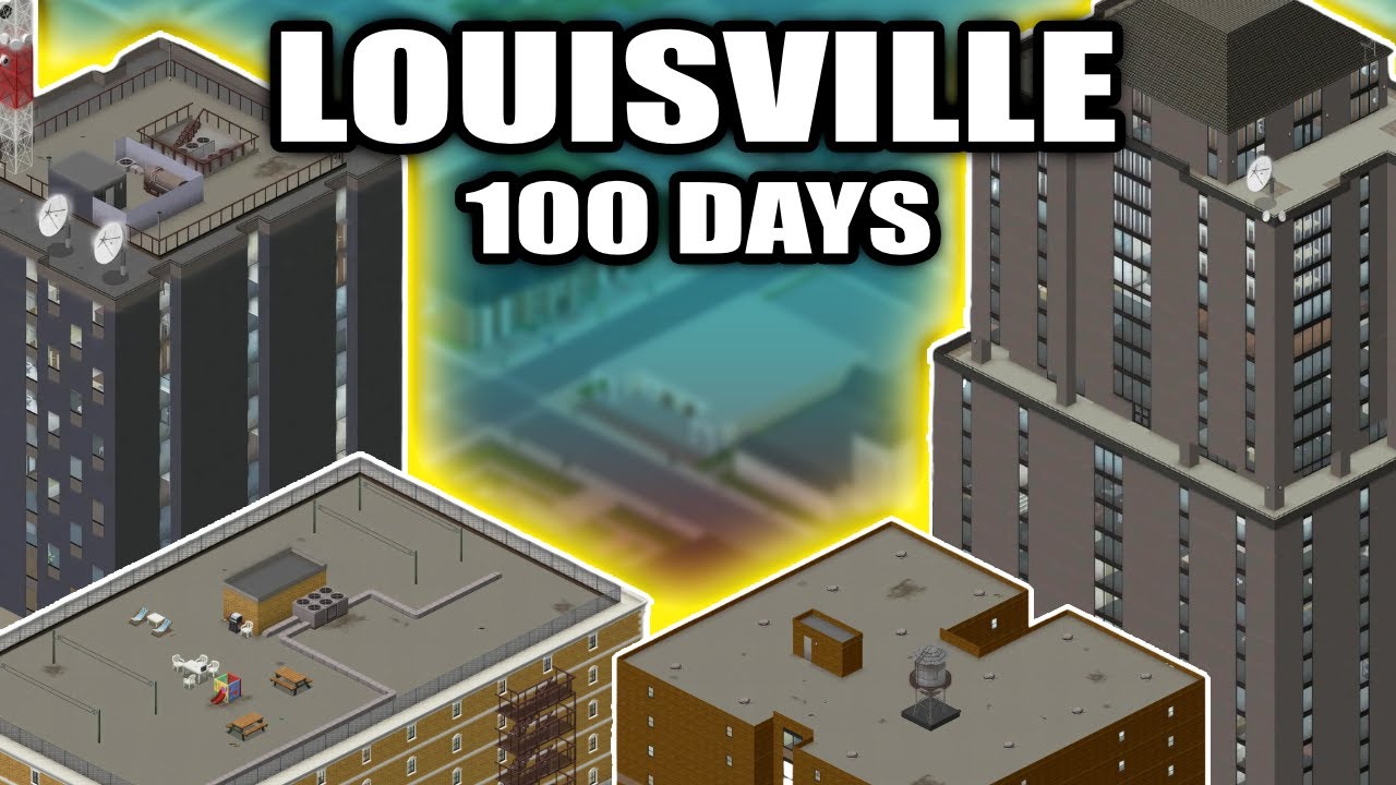 I Survived 100 DAYS As a BURGER FLIPPER In LOUISVILLE Build 42