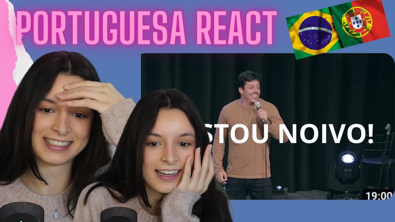 Portuguesa reagindo a humorista @Renato Albani NOIVO Stand Up