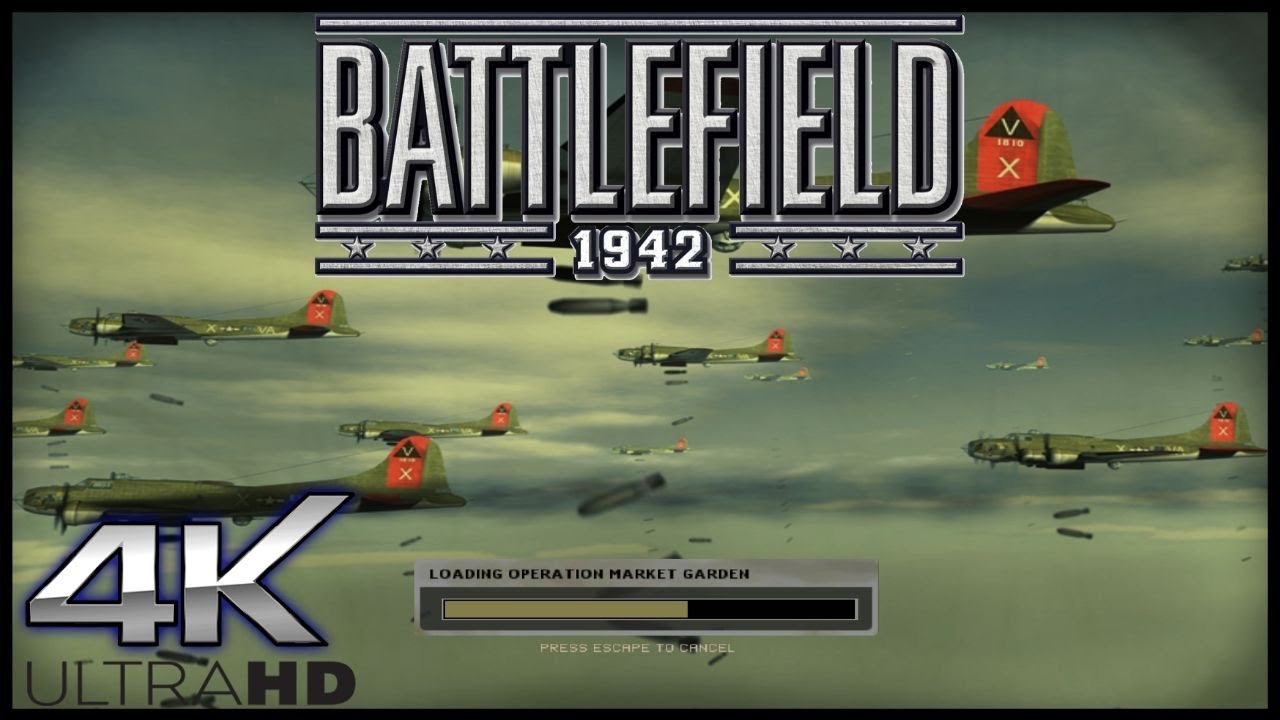 Battlefield 1942 Multiplayer 2020 Operation Market Garden Major Defeat 4K