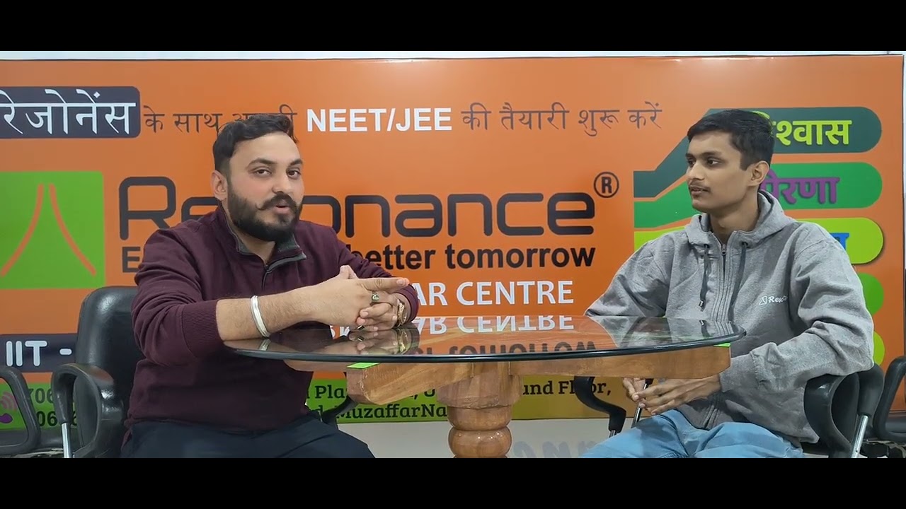 Aarav Jain - 99.2 percentile JEE Main 2026 (Jan. Attempt) #Resonance #Muzaffarnagar #IIT #JEE 