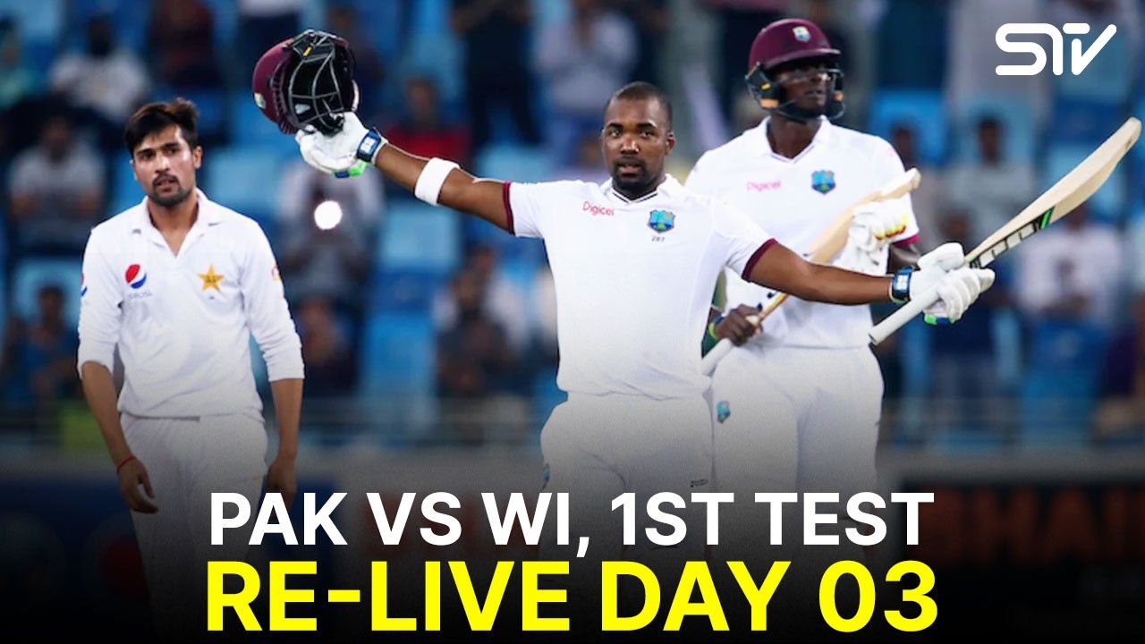 🔴 - 𝐑𝐄𝐋𝐈𝐕𝐄 | Pakistan vs West Indies | 1st Test | Day 3 | Test Series 2016 | M3L1K