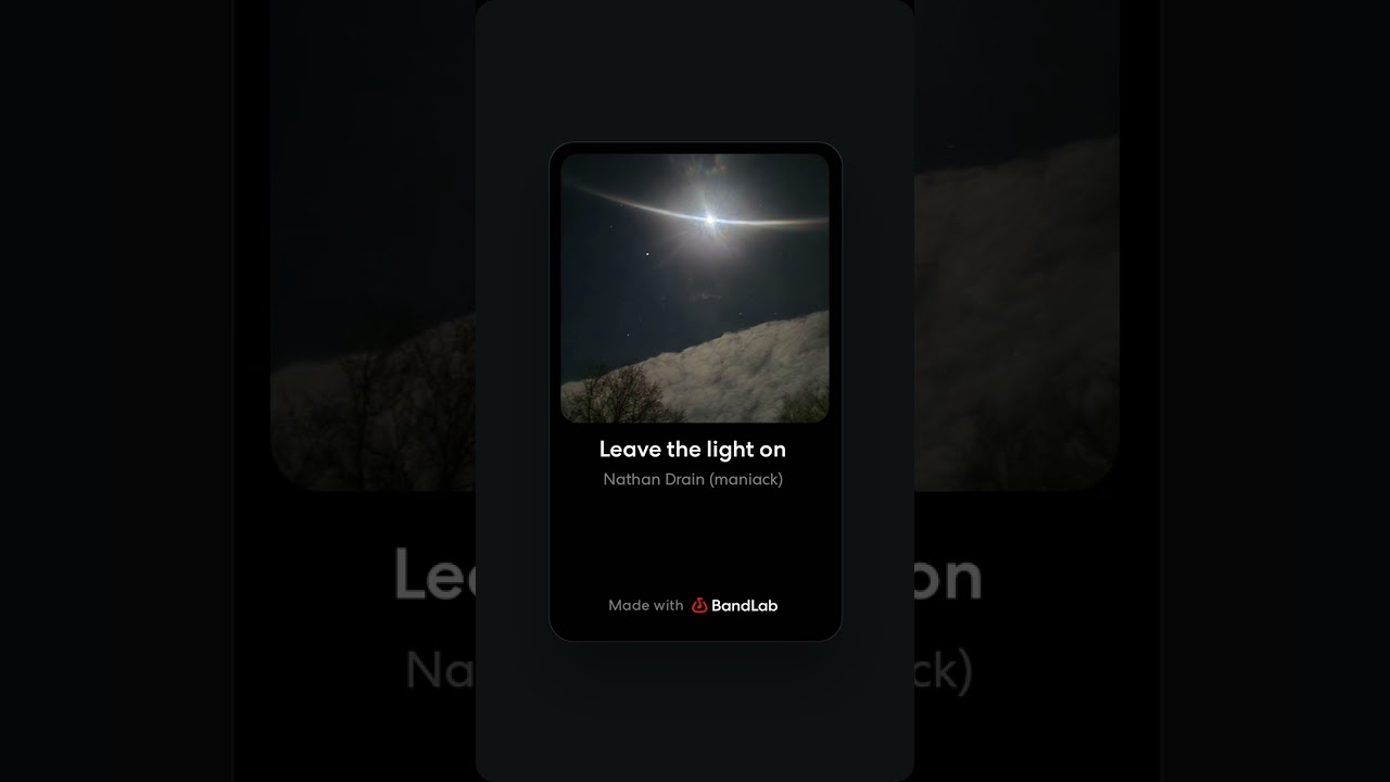 Leave the light on