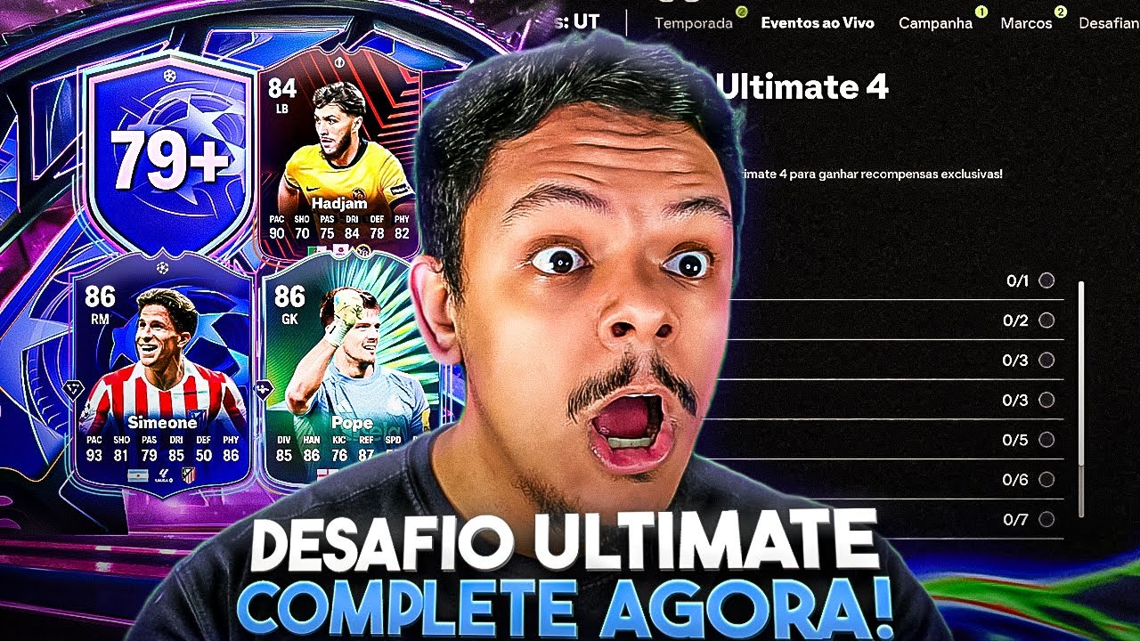 FC 26 l 🔥 DESAFIO ULTIMATE 4 VALE MUITO A PENA COMPLETAR! l DantheBNN l