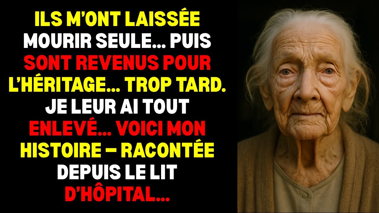 MES ENFANTS M'ONT ABANDONNÉE SUR MON LIT DE MORT 👵💔 LA VRAIE HISTOIRE DE CETTE GRAND