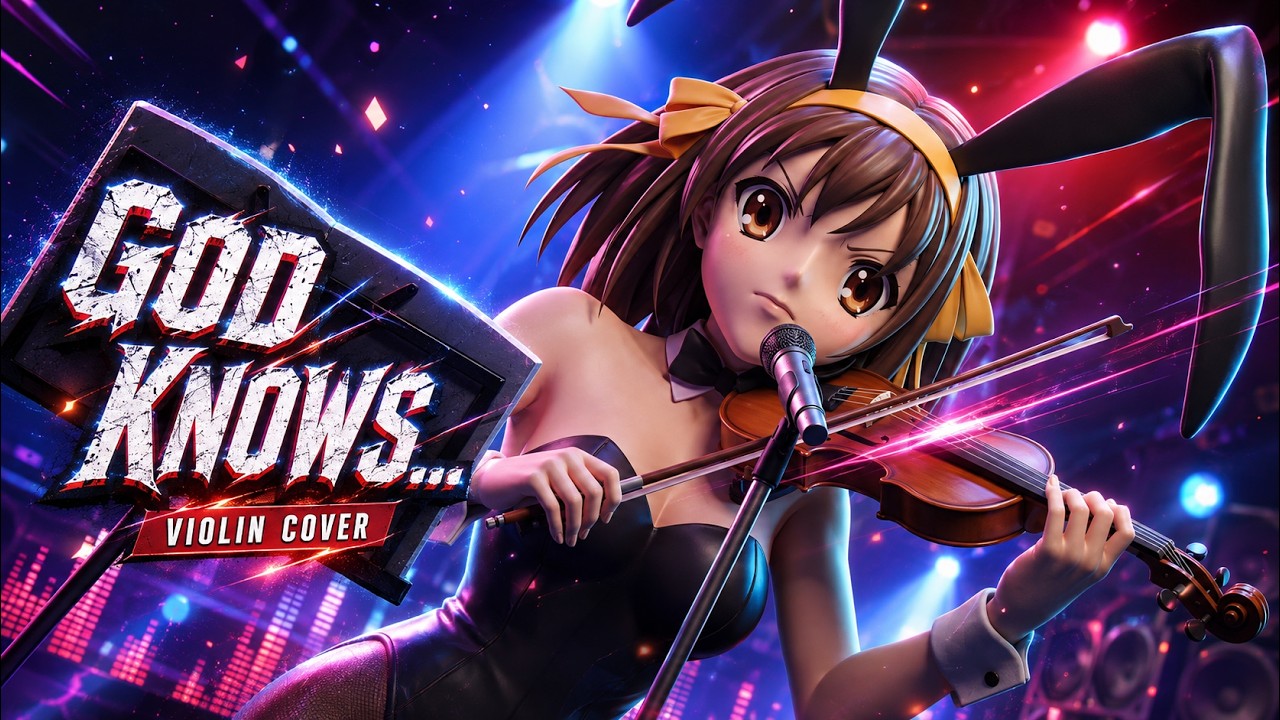 God knows… | The Melancholy of Haruhi Suzumiya (涼宮ハルヒの憂鬱) | Violin Cover | SAKURA (AI Singer)