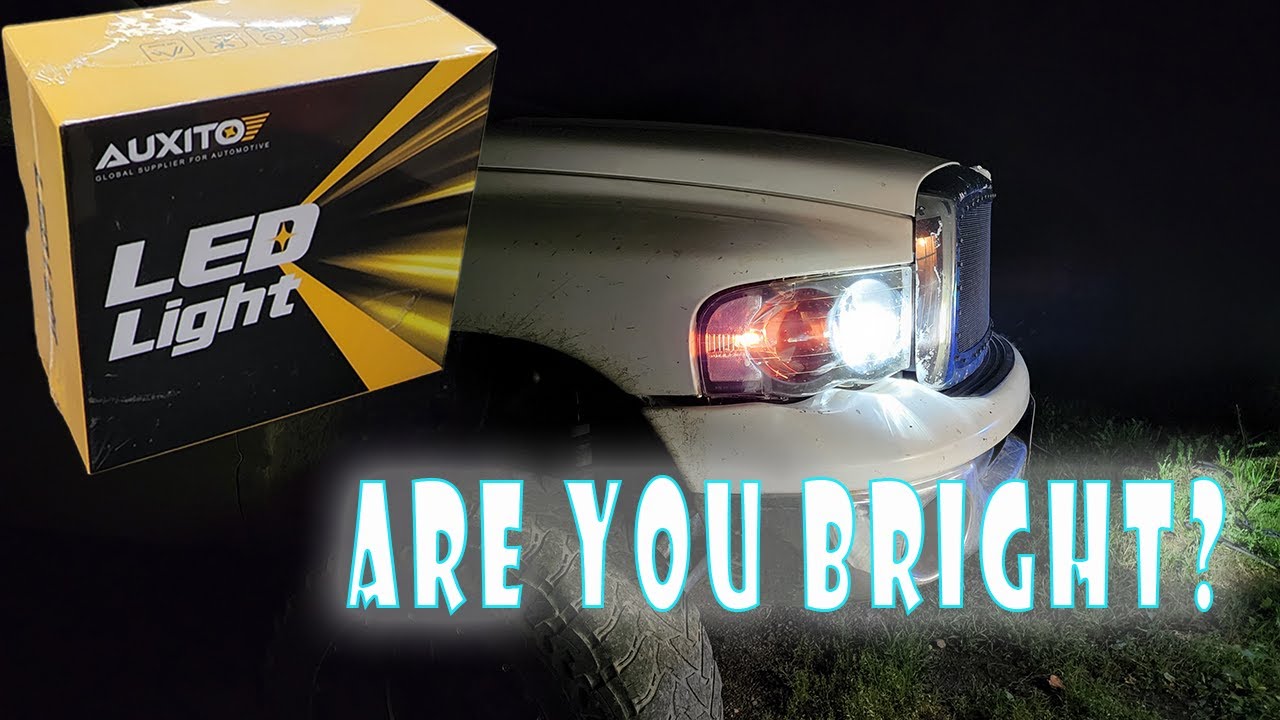Are LED Headlights Really That Great? | Auxito 6000K 100W LED Head Light Testing and Review