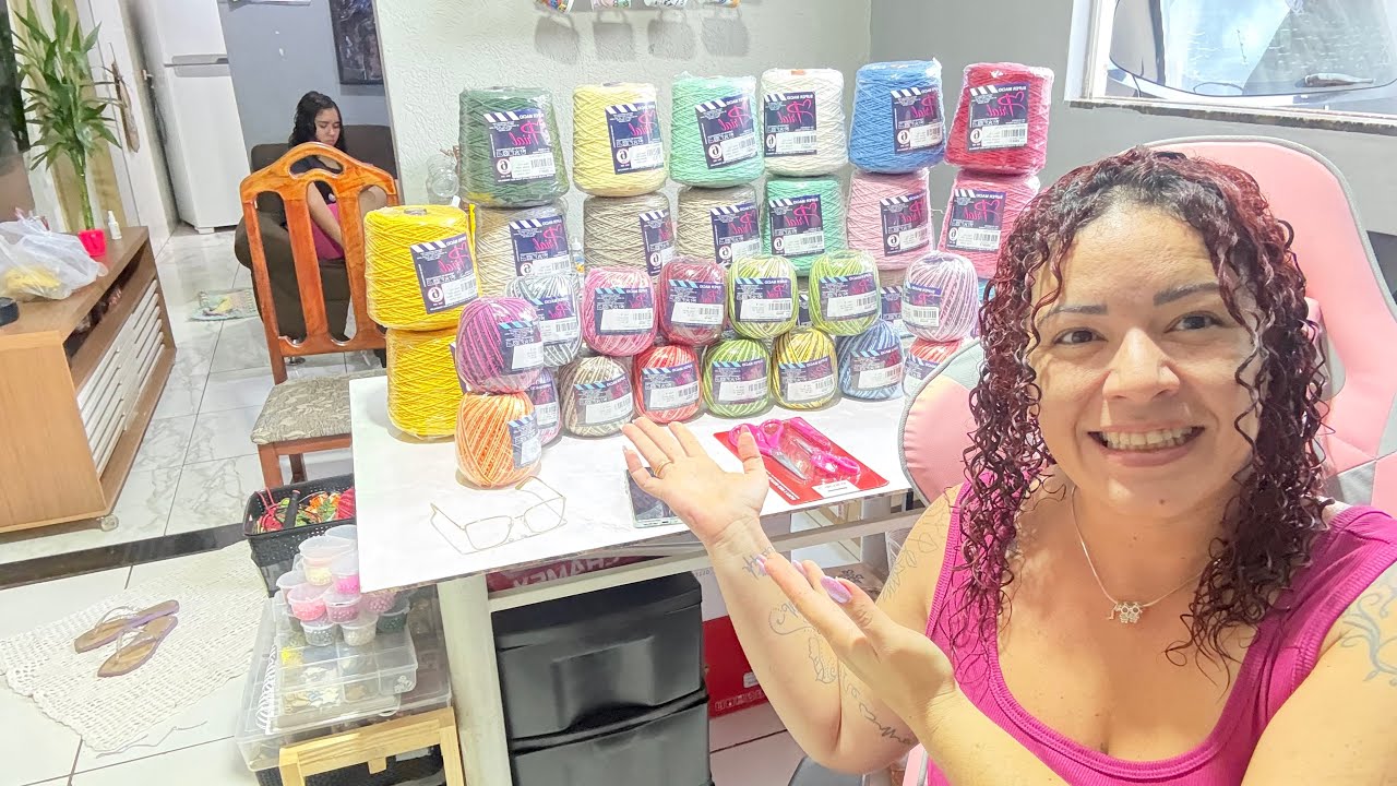 UMA GRANDE NOVIDADE ESTA ACONTECENDO // PARCERIA NOVA // KIT DE BARBANTE DE FÁBRICA 
