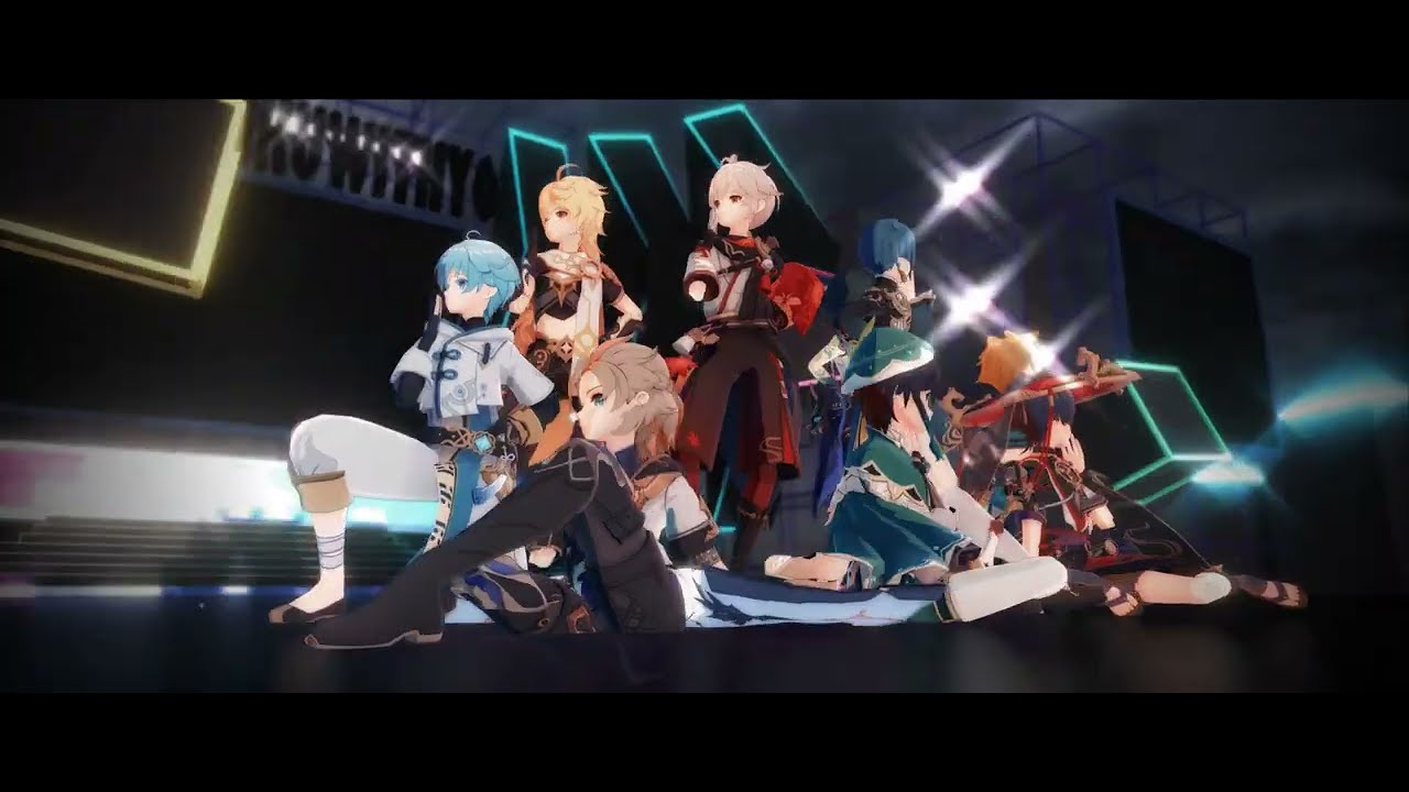 【Genshin Impact/原神/MMD】9 boys - 威風堂々
