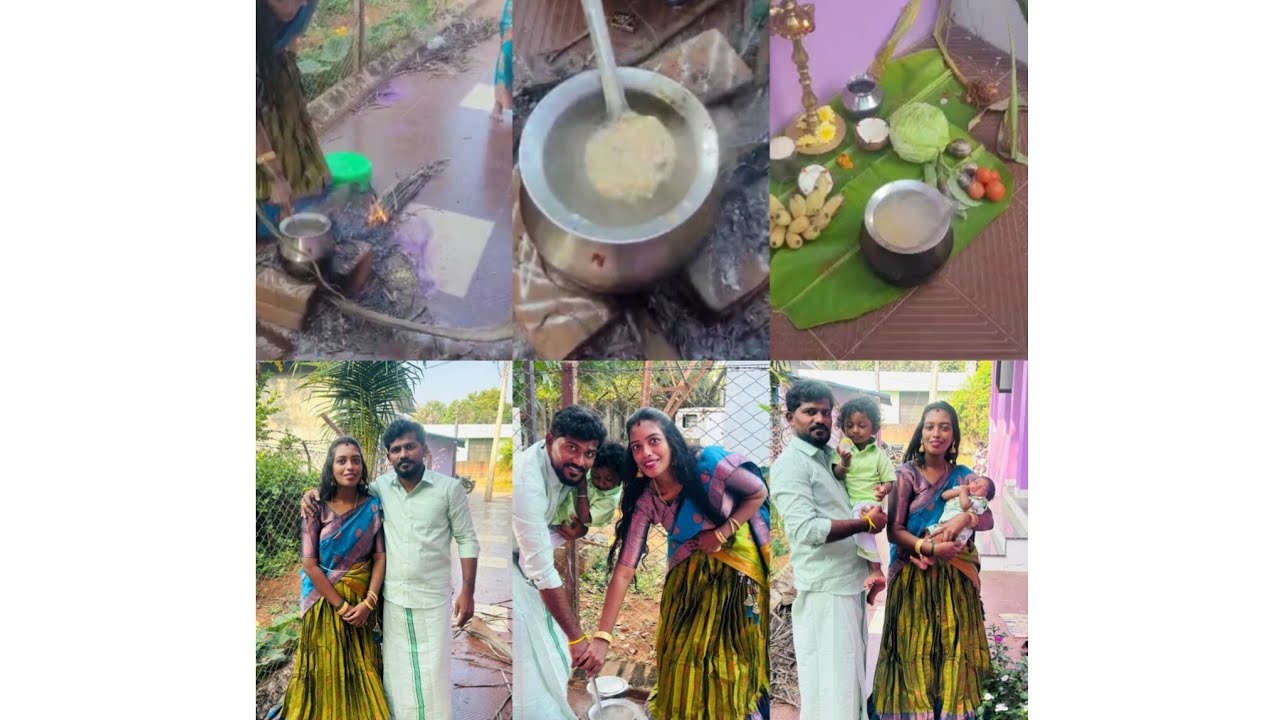 Our Pongal Celebration with family#Pongal Vibe ❤️🥰