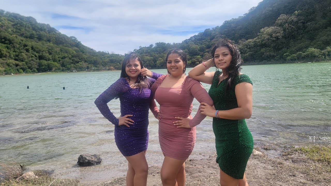 😱Visitando la laguna de alegría impresionante cómo es de hermoso este lugar💚/CHICAS SALVADOREÑAS 🇸🇻