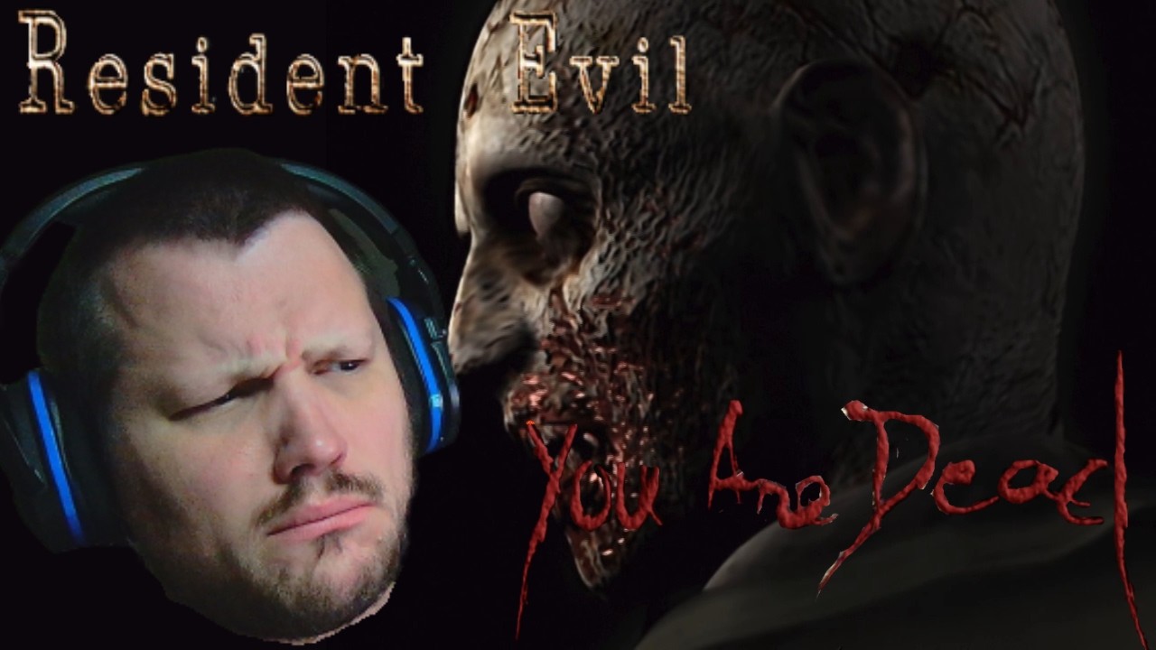 Resident Evil 1 Pt.1: First Playthrough! Lots Of Fails!