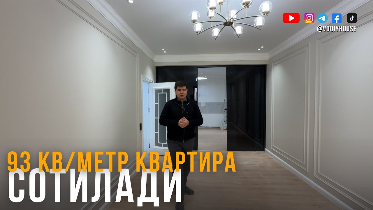 Фарғона шаҳар 42-мактаб ёнида 93 кв/метр квартира сотилади