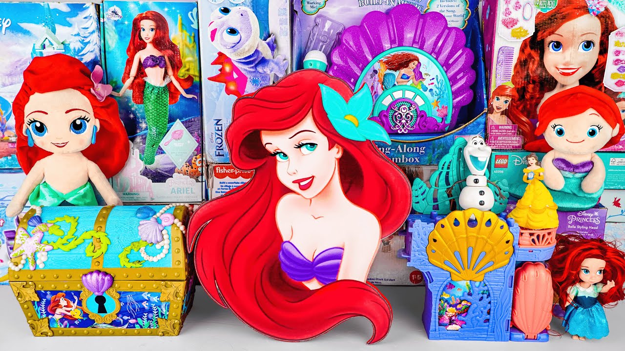 Unboxing Disney Ariel Mystery Box Toy | Ariel's Grotto Playset| LEGO Disney Toy: Ariel's Music Stage