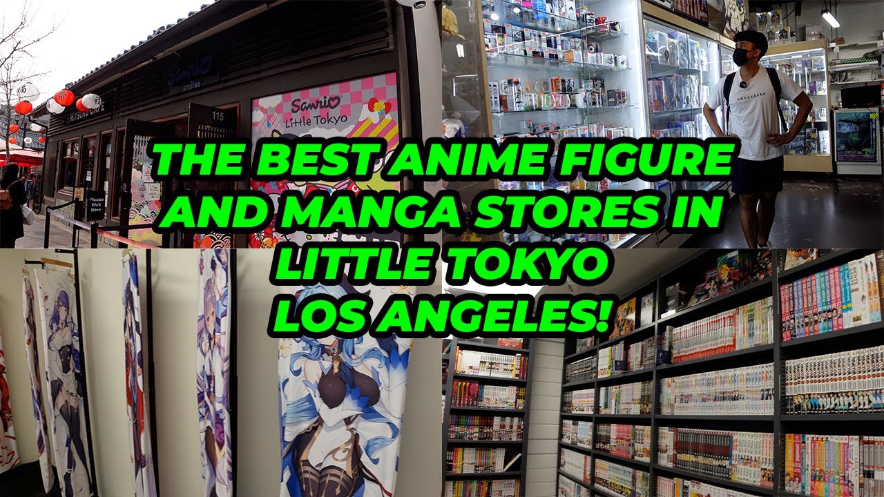 Checking Out THE BEST Anime Figure and Manga Stores in Little Tokyo!