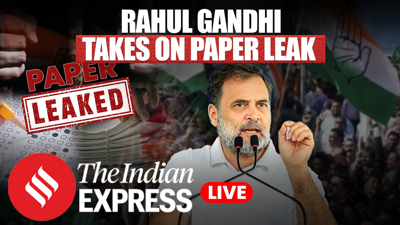Congress MP Rahul Gandhi speaks on paper leak in Dehradun, Uttarakhand at an event Chhatron Ki Goonj