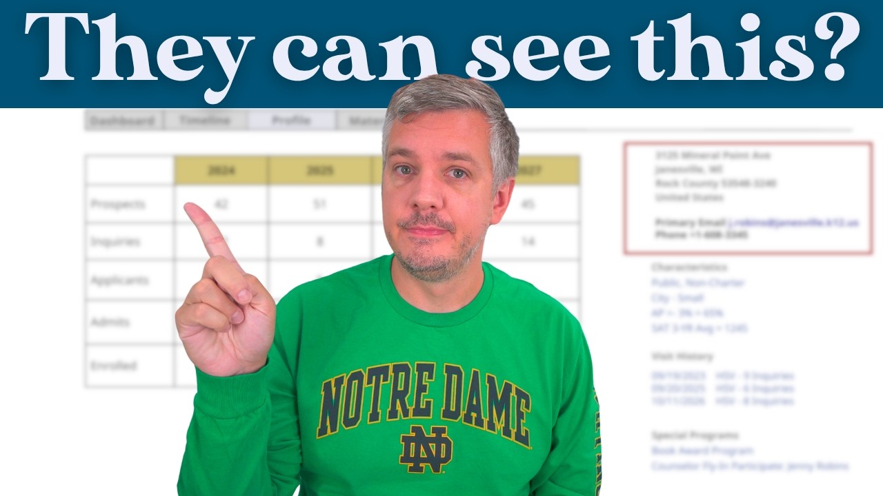What Colleges Know About You: Inside the Admissions Database