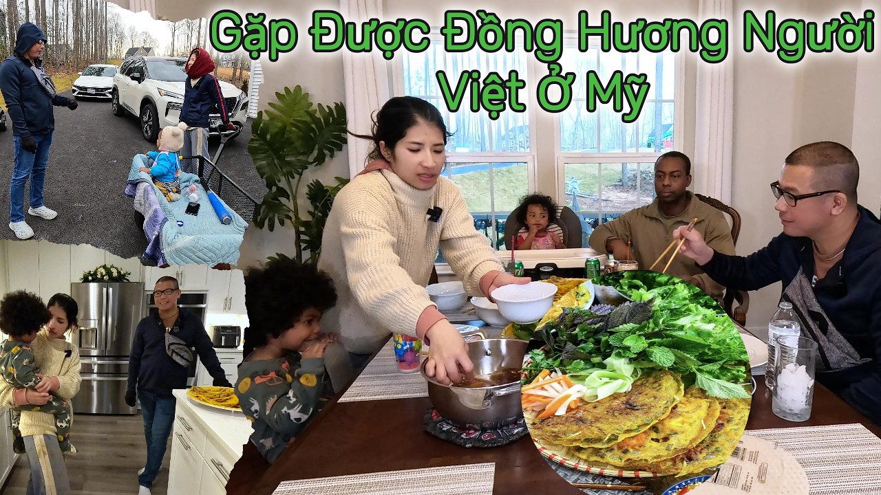 #99 Làm Bánh Xèo Chiêu Đãi Đồng Hương Người Việt Nam Ở Mỹ - Cuộc Sống Mỹ.