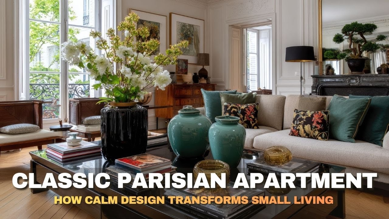 Small Paris Apartment, Timeless Calm | Classic Interior Design Inspiration