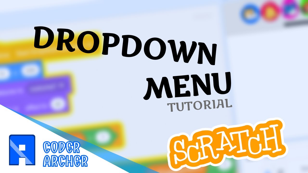 Making a game's Dropdown menu view (Non-selectable) | Archer_2008 | Scratch Tutorial