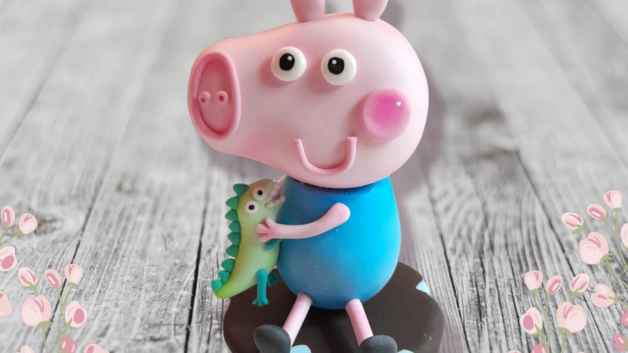 George de Peppa Pig en porcelana fria. Modelado paso a paso.