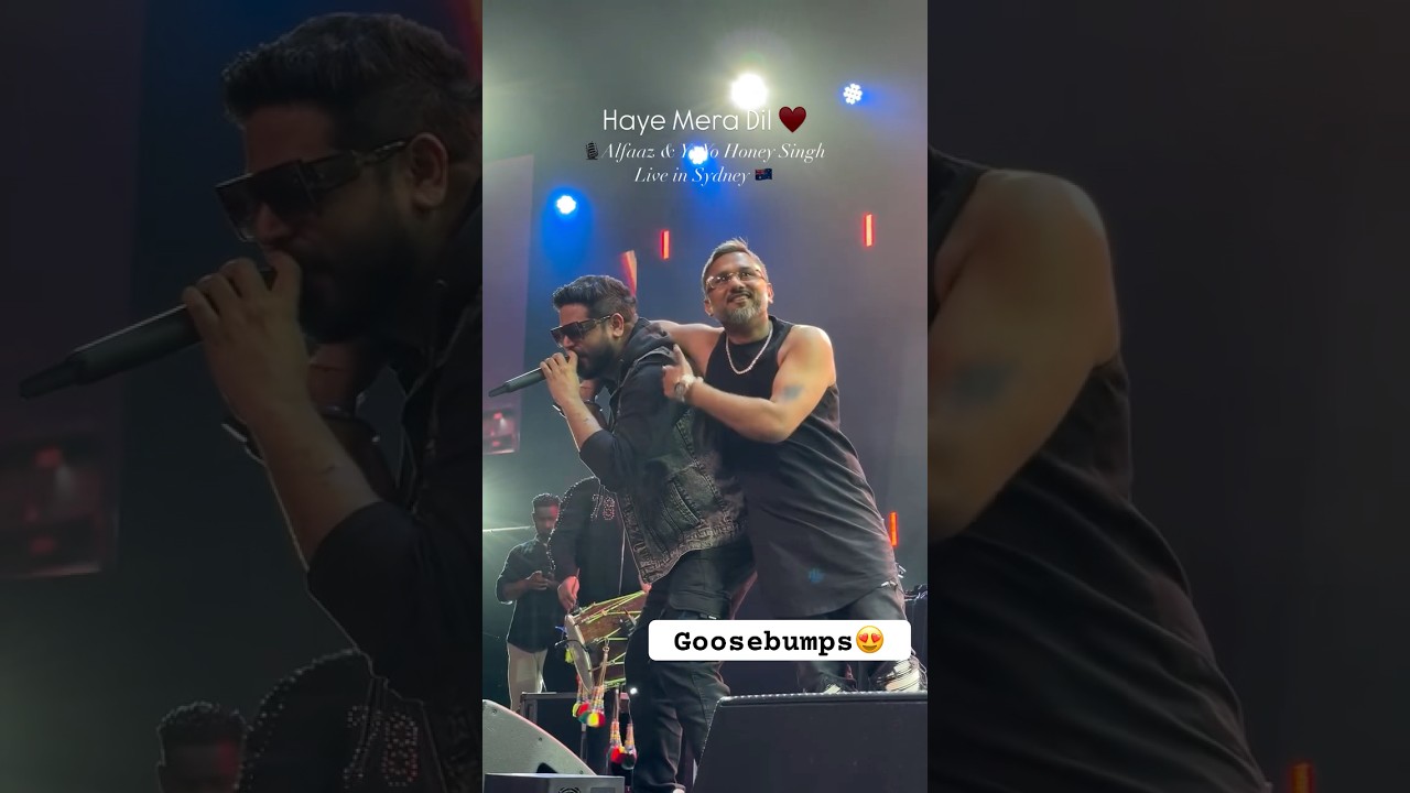 Alfaaz & Yo yo honey singh live in Sydney | haye mera dil live #honeysingh #alfaaz #hayemeradil