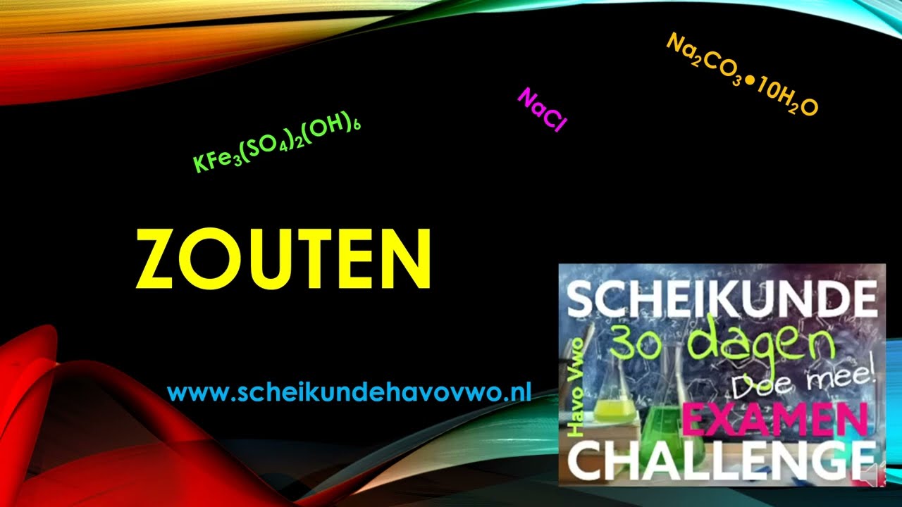 zouten, de meest gemaakte fouten bij scheikunde