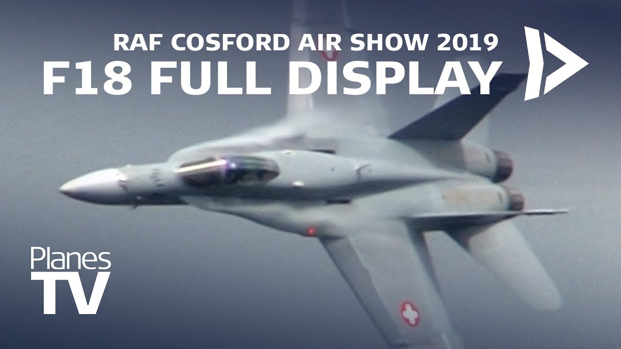 Swiss Air Force F/A-18C Hornet RAF Cosford Air Show 2019