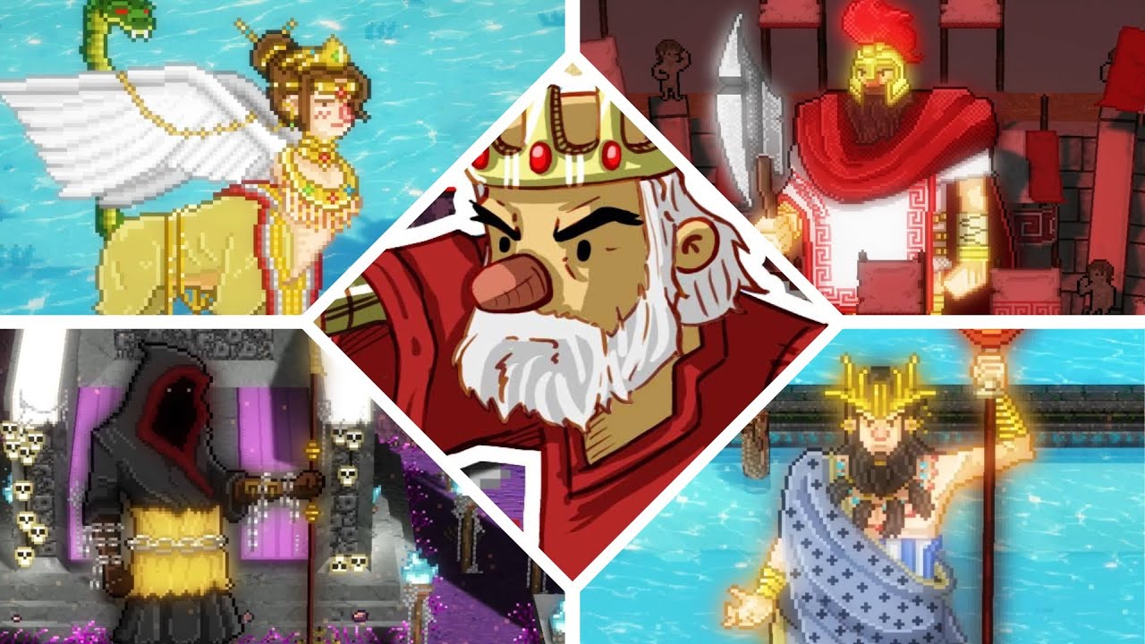 Okhlos: Omega - All Bosses + All Endings