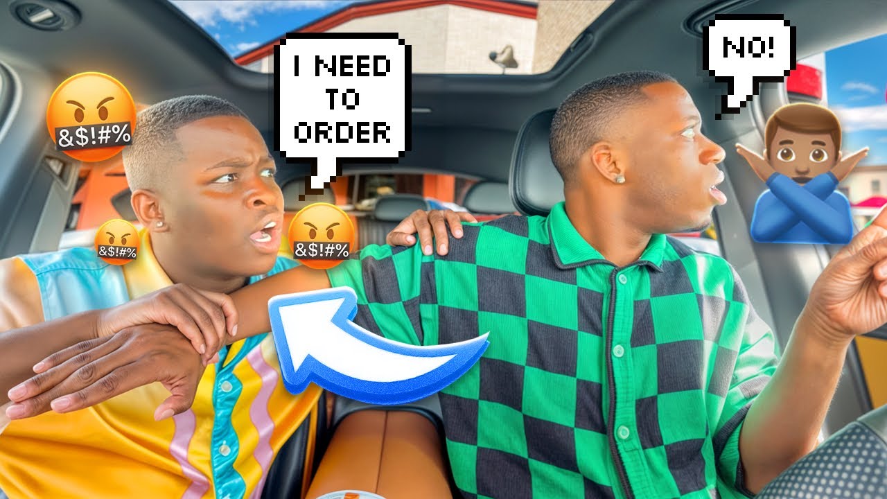 IGNORING MY BOYFRIENDS DRIVE THRU ORDER *REVENGE PRANK*