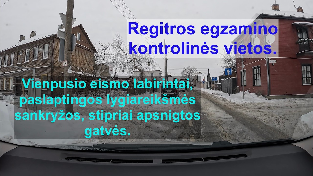 Vienpusio eismo labirintai ir paslaptingos lygiareikšmės sankryžos.