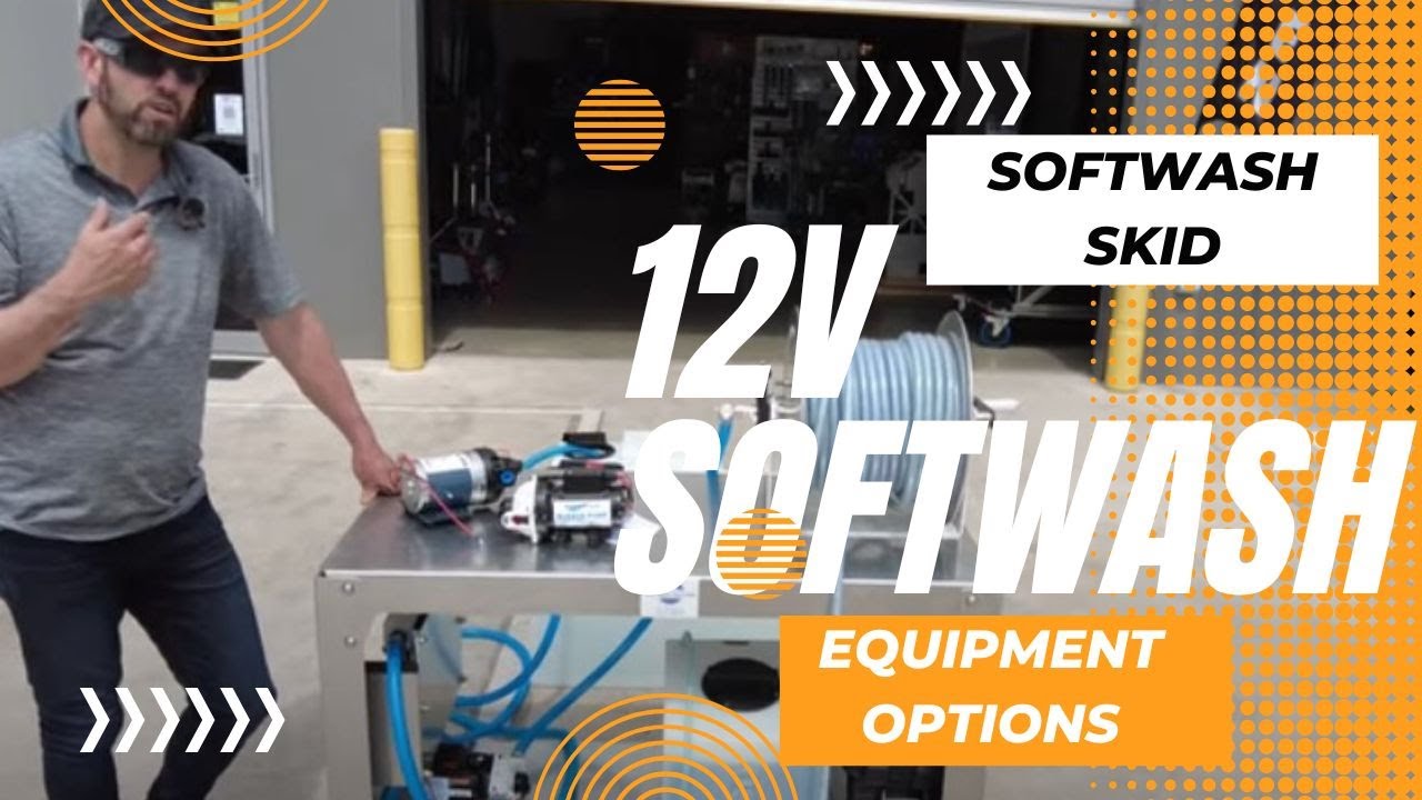 12v Soft Wash Skid | Soft Wash Equipment Options