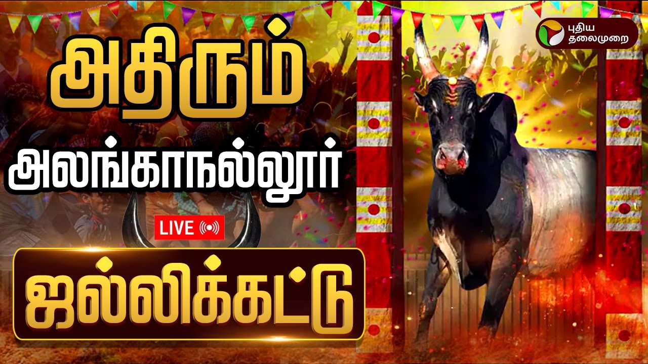 🔴LIVE: Alanganallur Jallikattu 2025 | அதிரும் அலங்காநல்லூர் ஜல்லிக்கட்டு | Pongal 2025 | Jallikattu