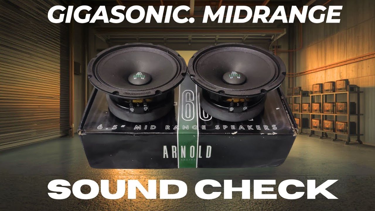 Gigasonic midrange speakers sound check, one of the loudest mids