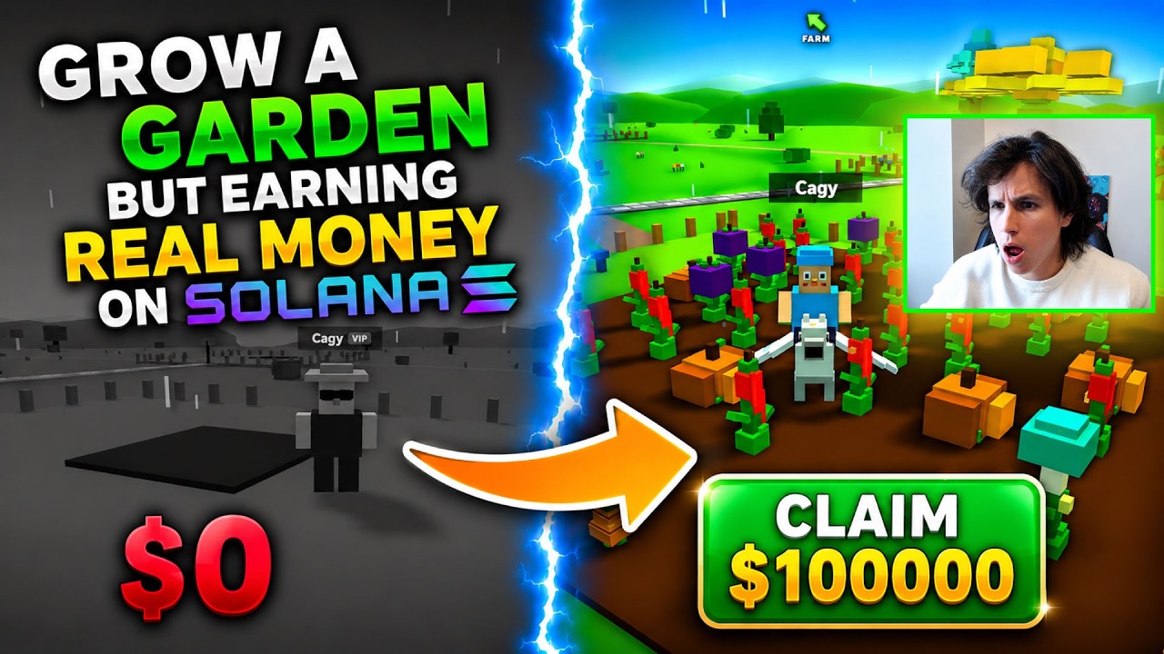 Grow A Garden but Earning Real Money!