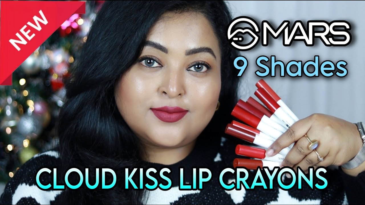 *НОВИНКА* Карандаши для губ Mars Cloud Kiss Soft Matte || 9 ОТТЕНКОВ || Обзор и свотчи || MAC NC ...