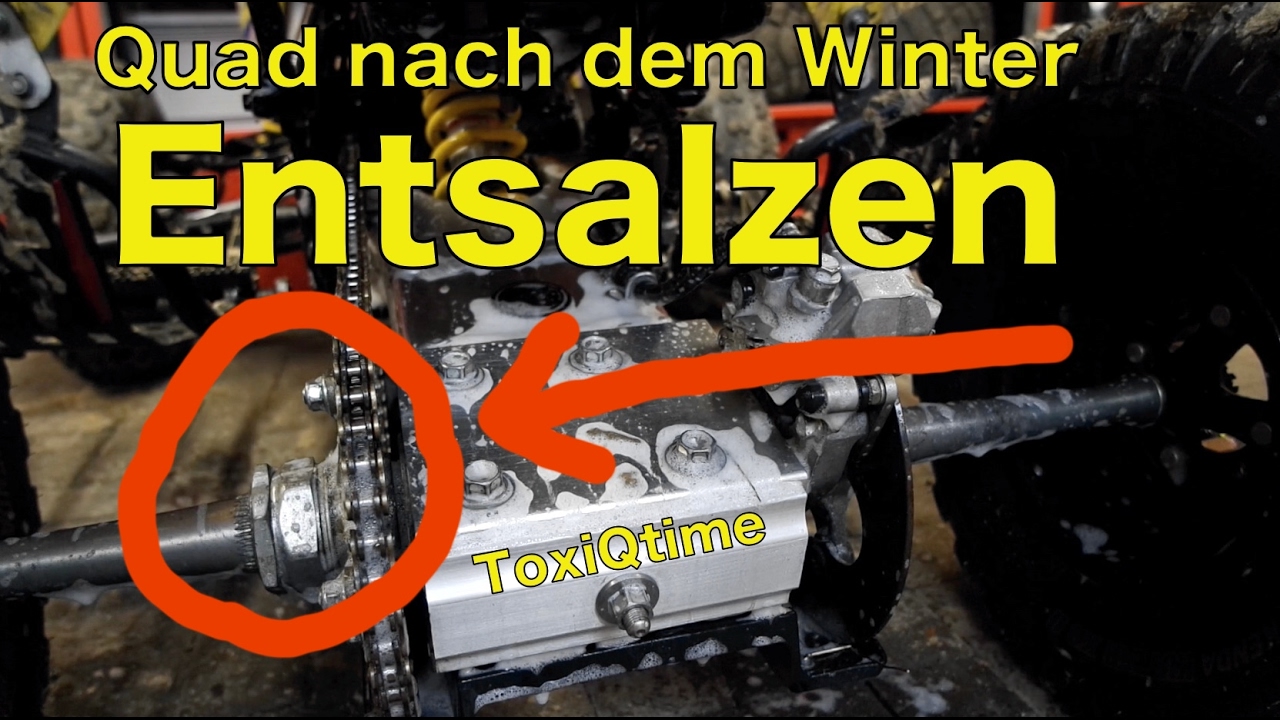Das Quad nach dem Winter Entsalzen / ToxiQtime