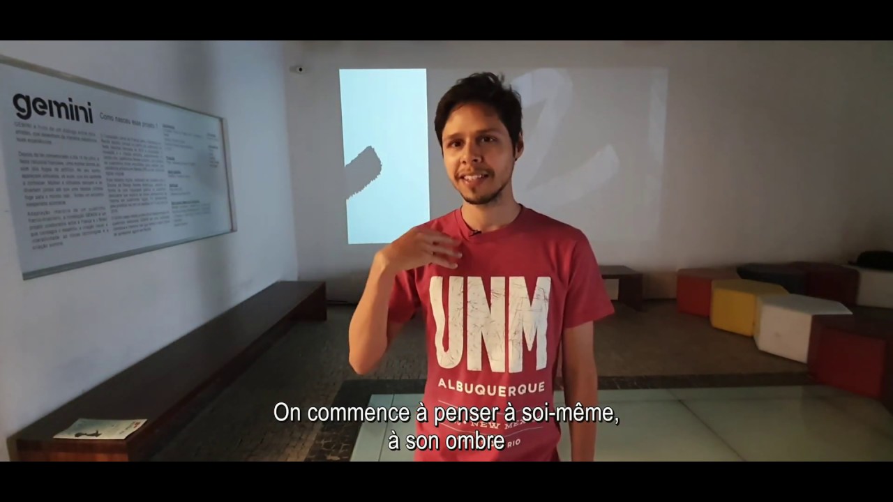 Instalação digital Gemini na galeria Apolo 235 do Porto Digital