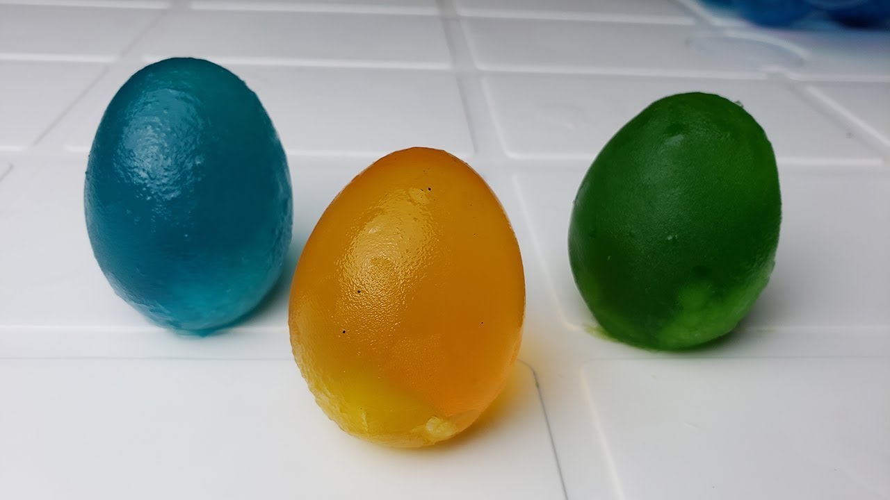 COLOQUEI GELATINA DENTRO DO OVO DE VERDADE E OLHA O QUE ACONTECEU!