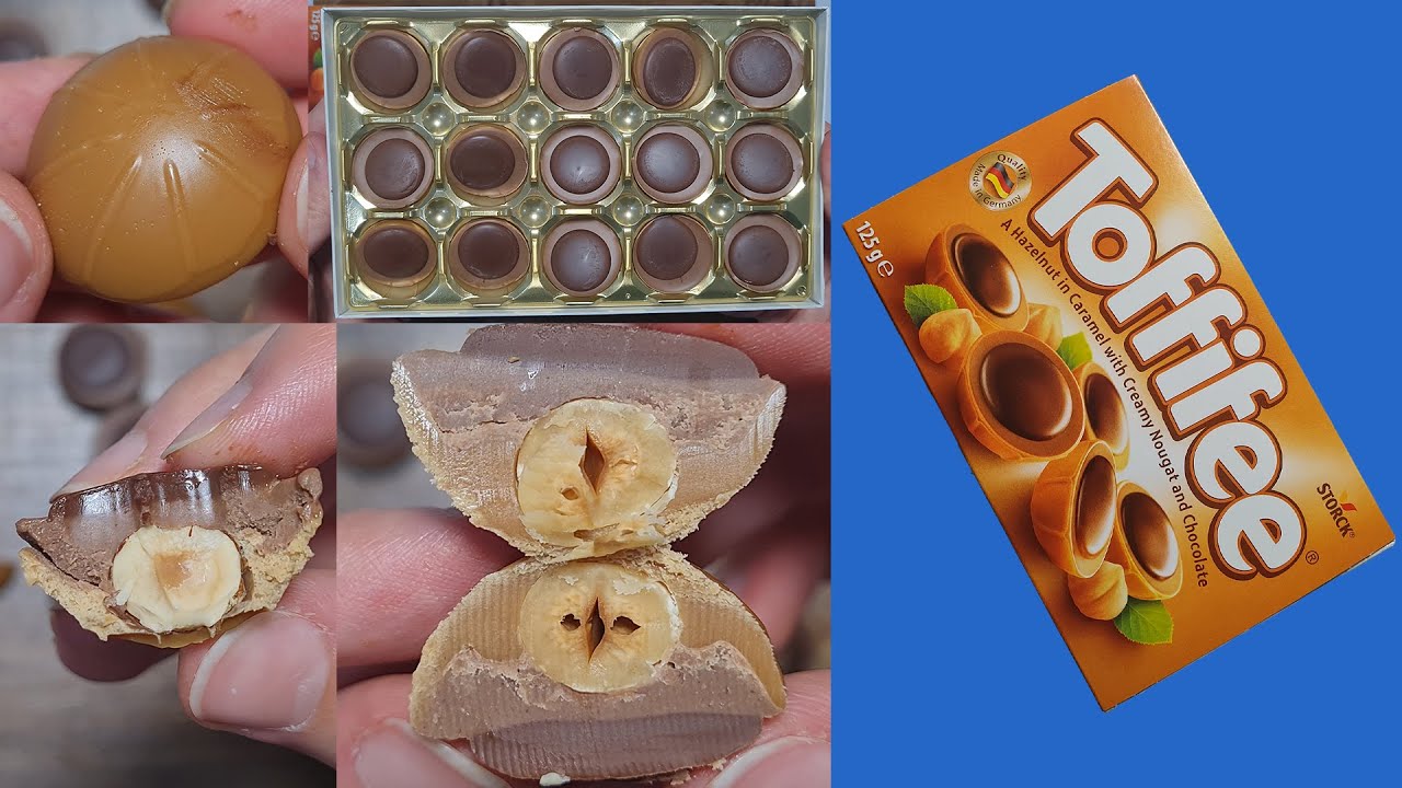 Toffifee ASMR Unboxing & Tasting – Chocolate & Caramel Delight!