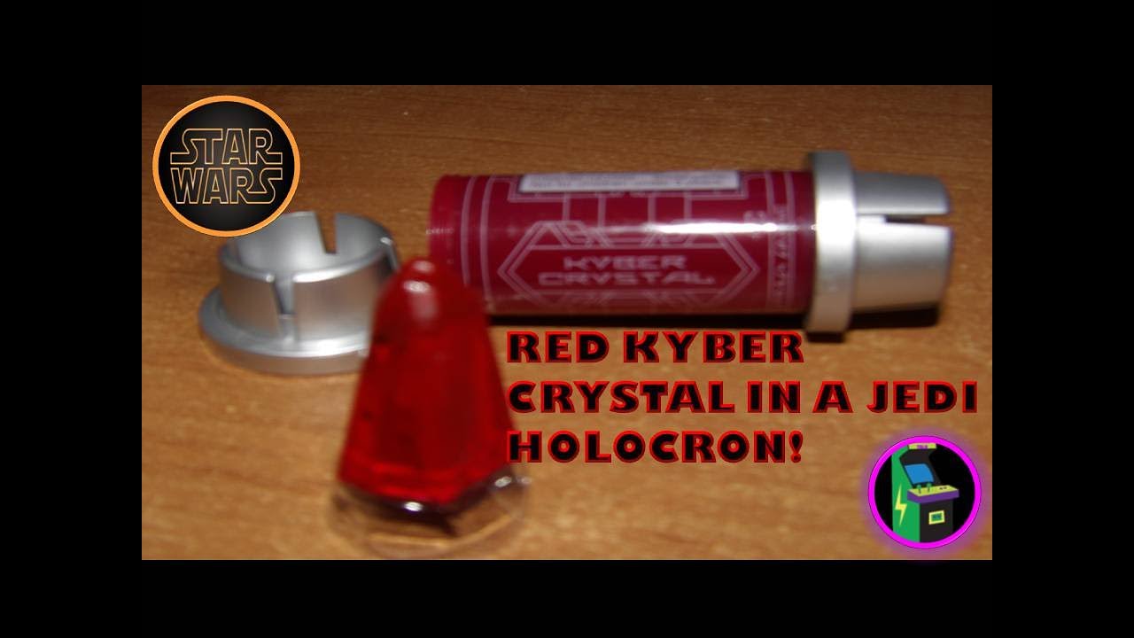 Star Wars Galaxys Edge - RED KYBER CRYSTAL Put Inside A Jedi Holocron!