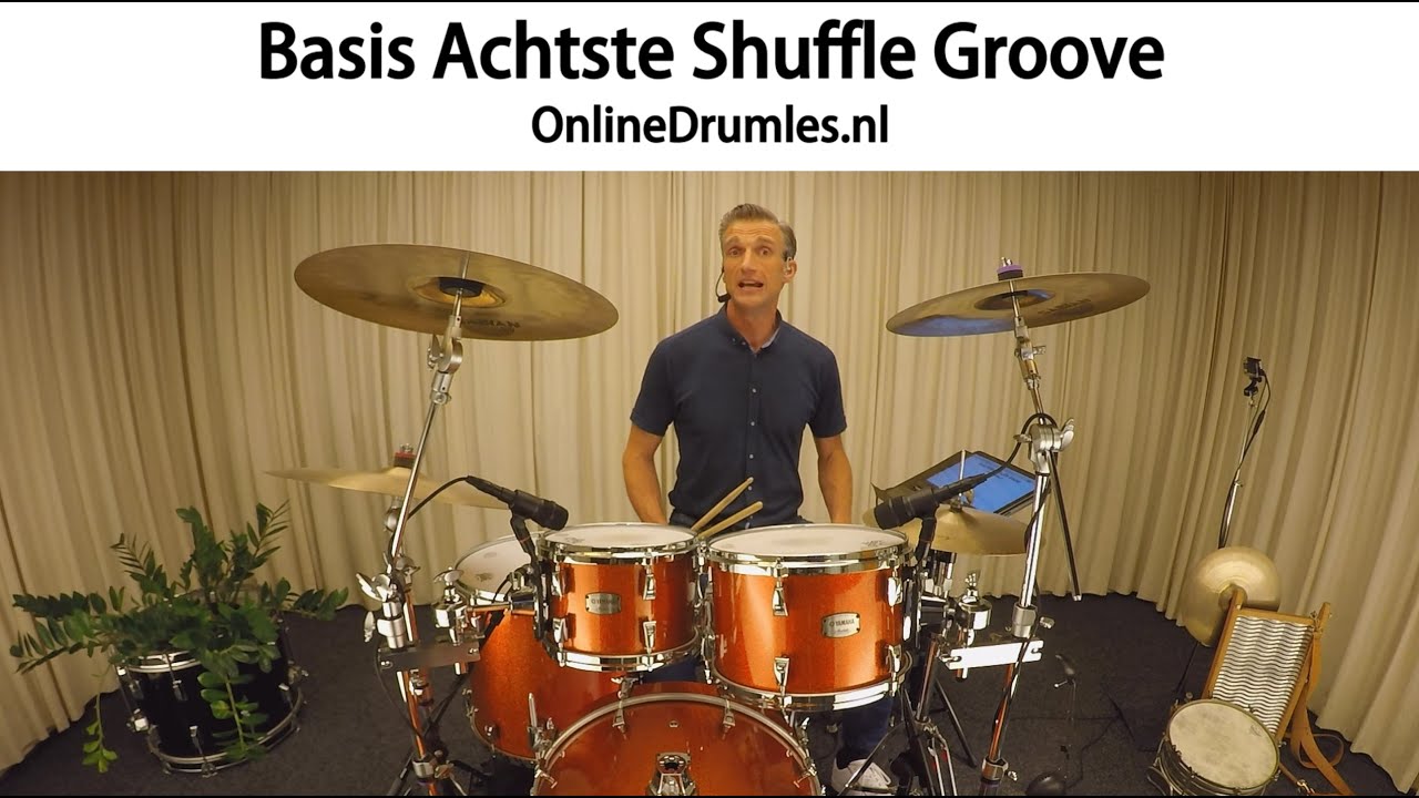 Basis Achtste Shuffle Groove - Online Drumles