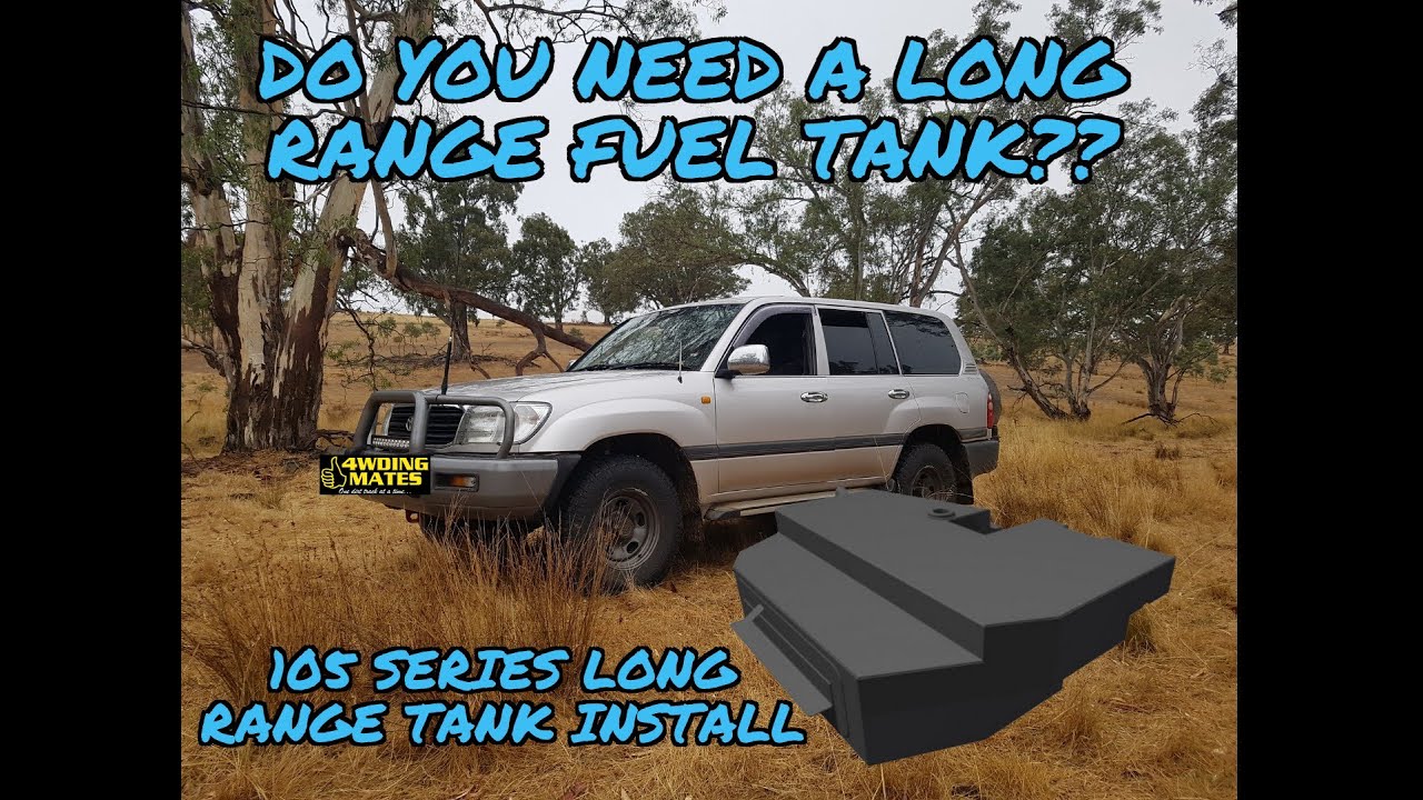 Need A Long Range Fuel Tank? Toyota Landcruiser 105 series Brown Davis Sub Tank Install 4 wheelin