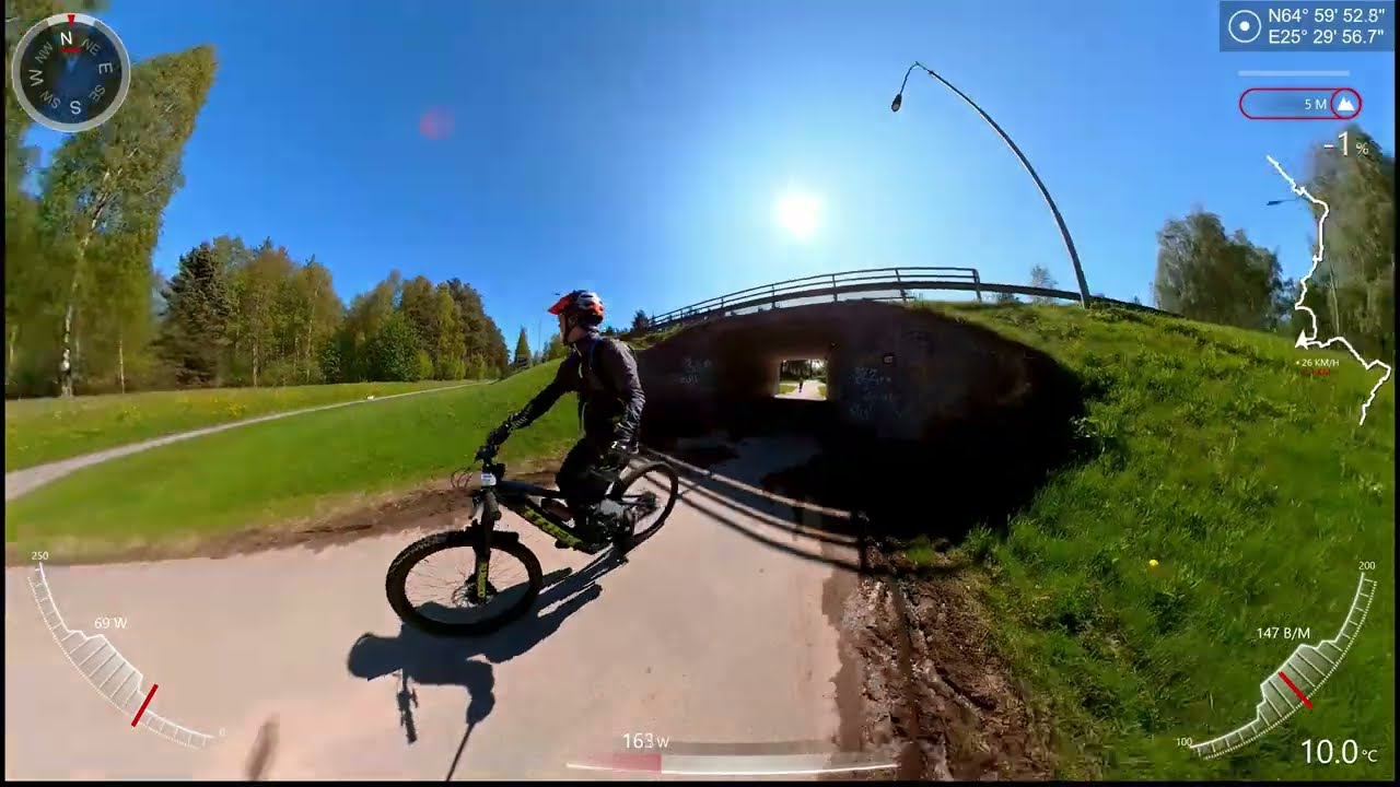 MTB route of the city of Oulu