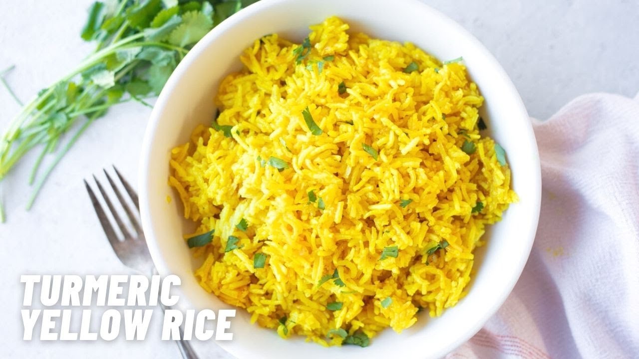 Flavorful Indian Turmeric Yellow Rice